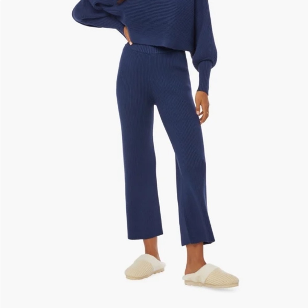 JustFab-Ankle Length Ribbed Pants - Picture 11 of 15